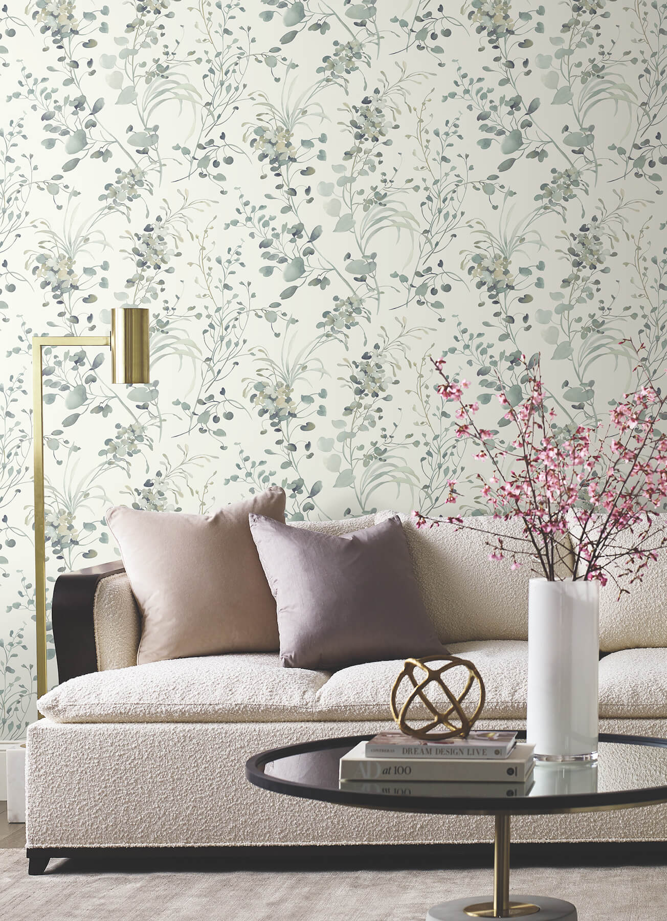 Candice Olson Decadence Spring Whispers Wallpaper - Moss