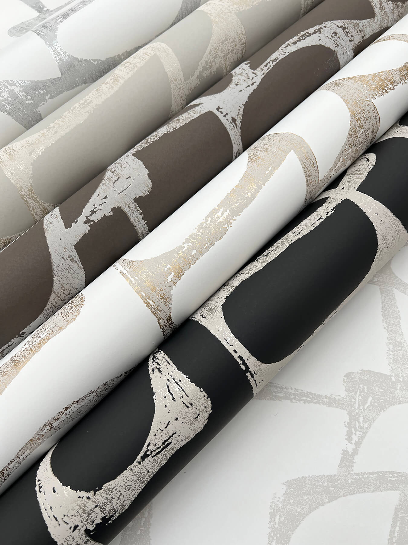 Candice Olson Decadence Craftsman Geometric Wallpaper - Mocha