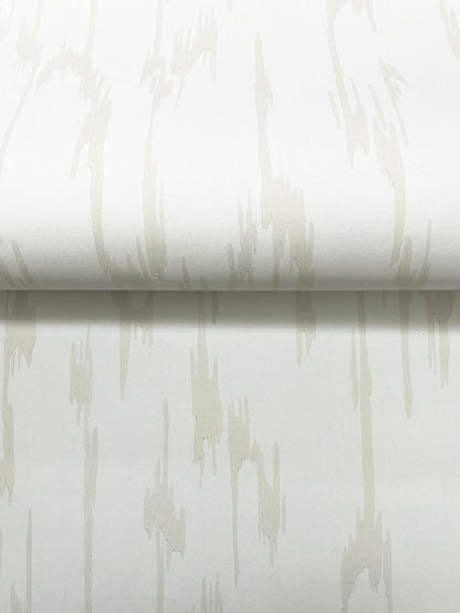 Candice Olson Decadence Flowing Wallpaper - White