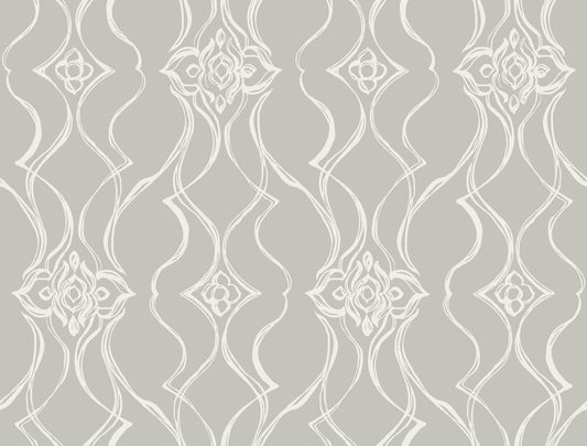 Candice Olson Decadence Pirouette Wallpaper - Grey