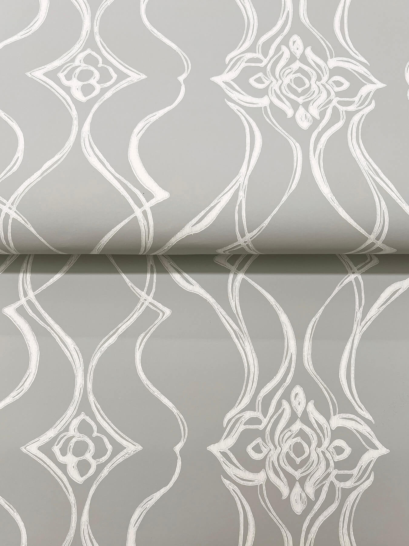 Candice Olson Decadence Pirouette Wallpaper - Grey
