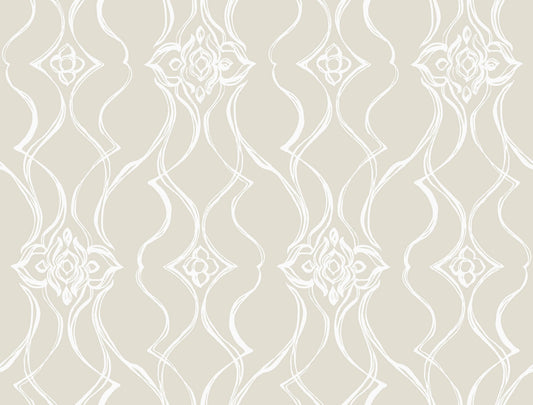 Candice Olson Decadence Pirouette Wallpaper - Beige