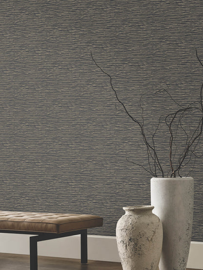 Candice Olson Decadence Horizons Wallpaper - Charcoal