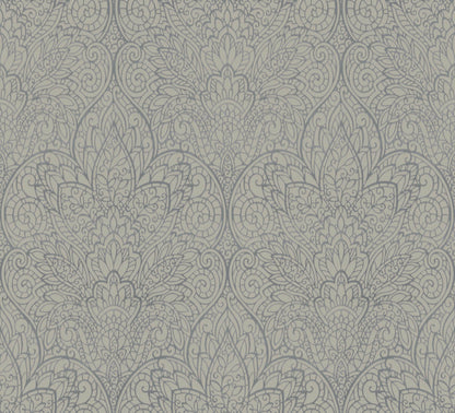 Candice Olson After 8 Paradise Wallpaper - Dark Taupe & Silver