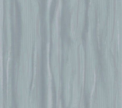 Candice Olson After 8 Fantasy Faux Bois Wallpaper - Blue & Silver