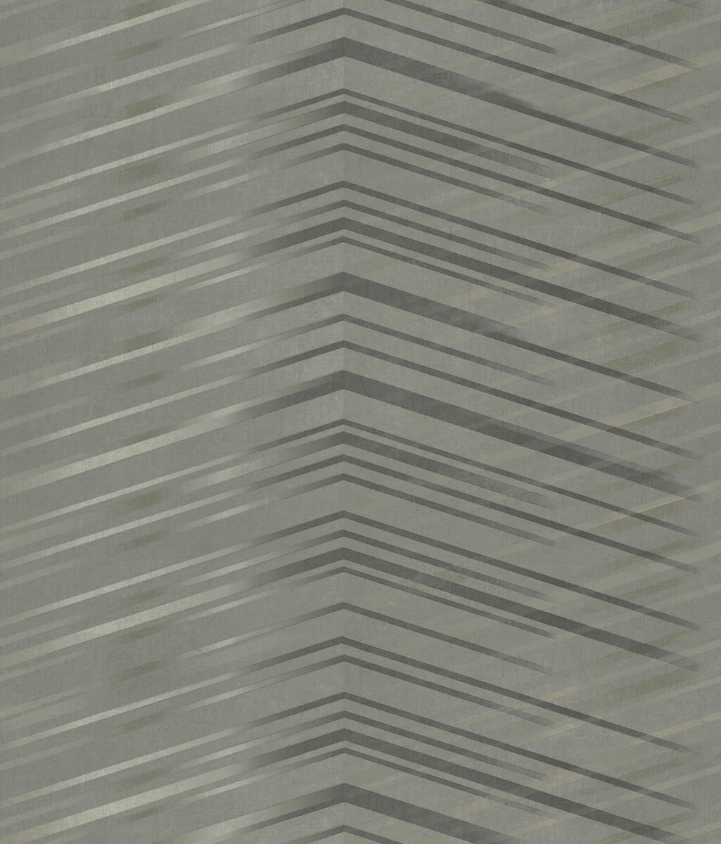 Candice Olson After 8 Glistening Chevron Wallpaper - Charcoal