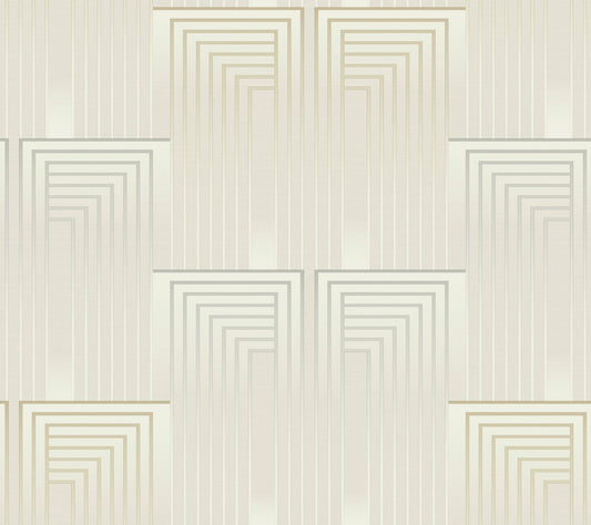 Candice Olson After 8 Vanishing Wallpaper - Silver & Gold