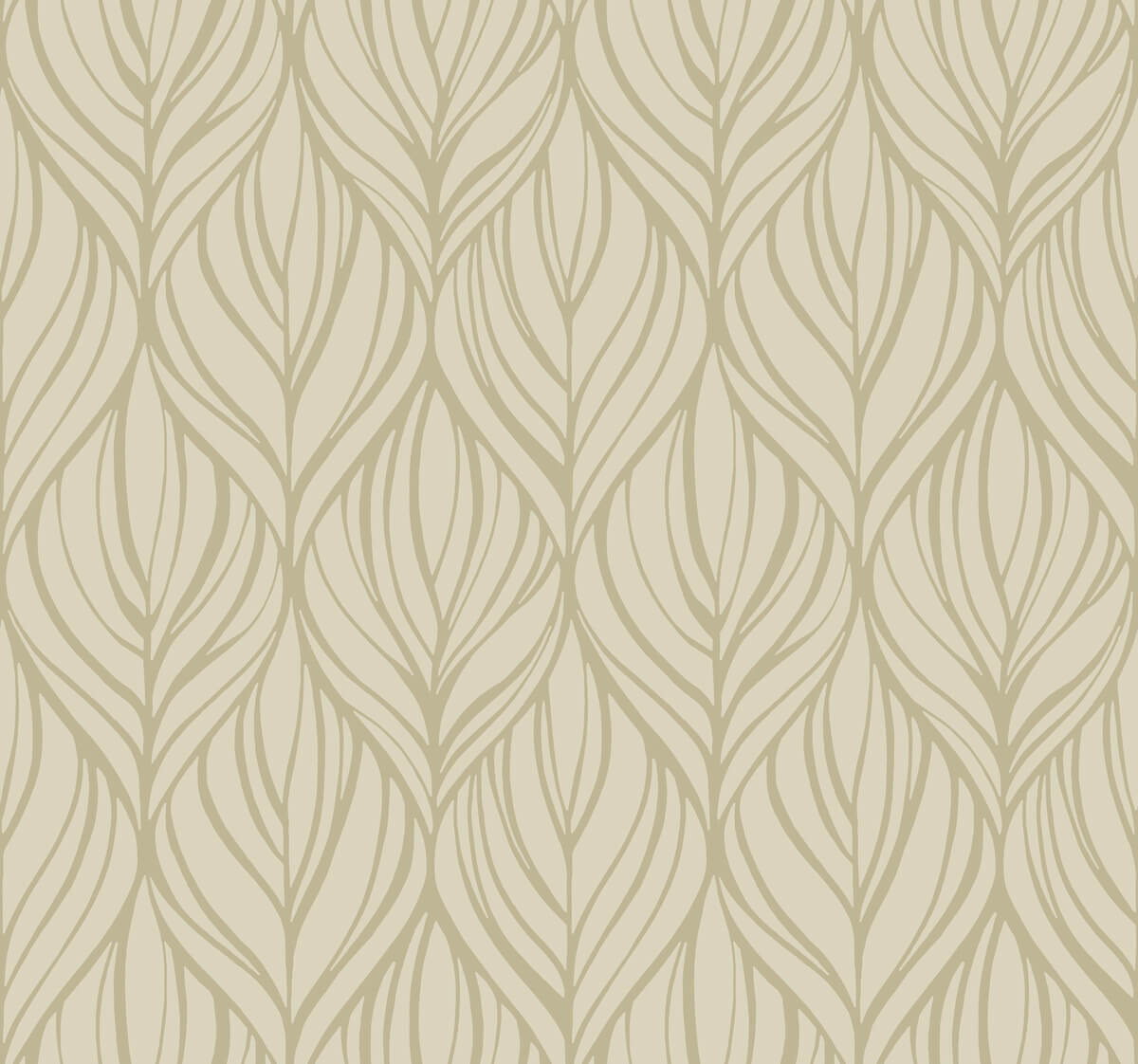 Candice Olson After 8 Palma Wallpaper - Taupe & Silver