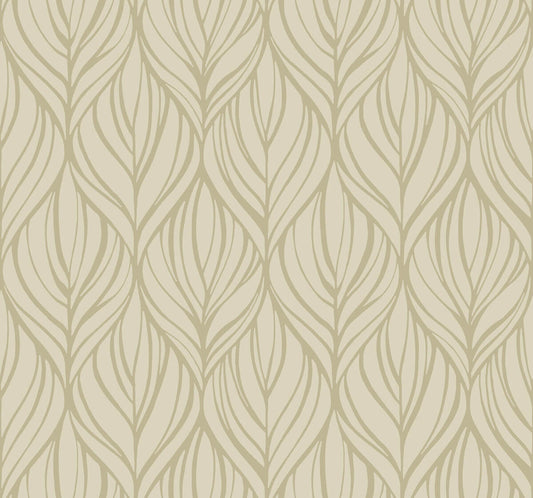 Candice Olson After 8 Palma Wallpaper - Taupe & Silver