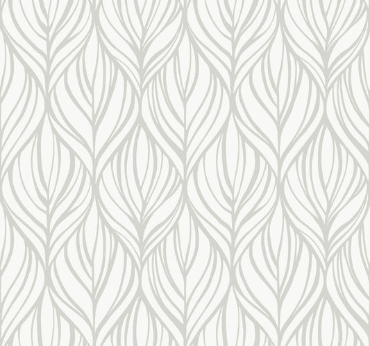 Candice Olson After 8 Palma Wallpaper - White & Silver