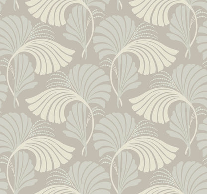 Candice Olson After 8 Dancing Leaves Wallpaper - Neutrals