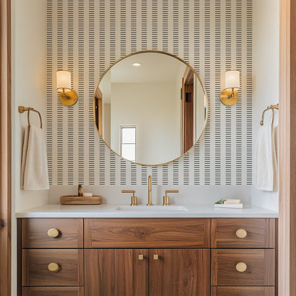 Mitchell Black Mrs Paranjape Dashing Wallpaper - Jet Black