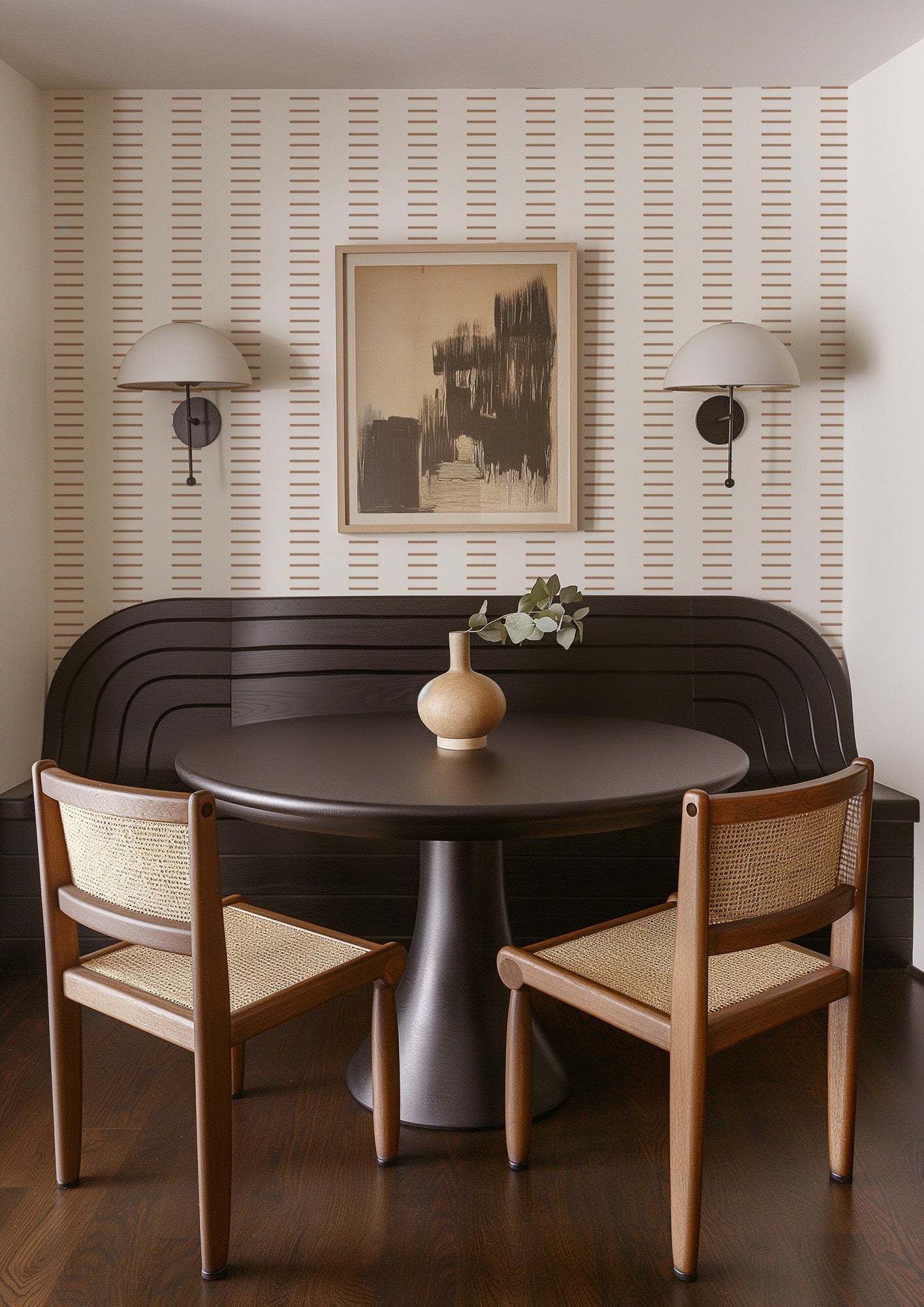 Mitchell Black Mrs Paranjape Dashing Wallpaper - Truly Taupe