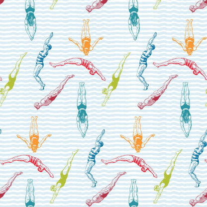 Mitchell Black Divers Wallpaper - Popsicle