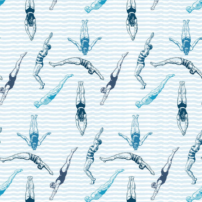 Mitchell Black Divers Wallpaper - The Blues