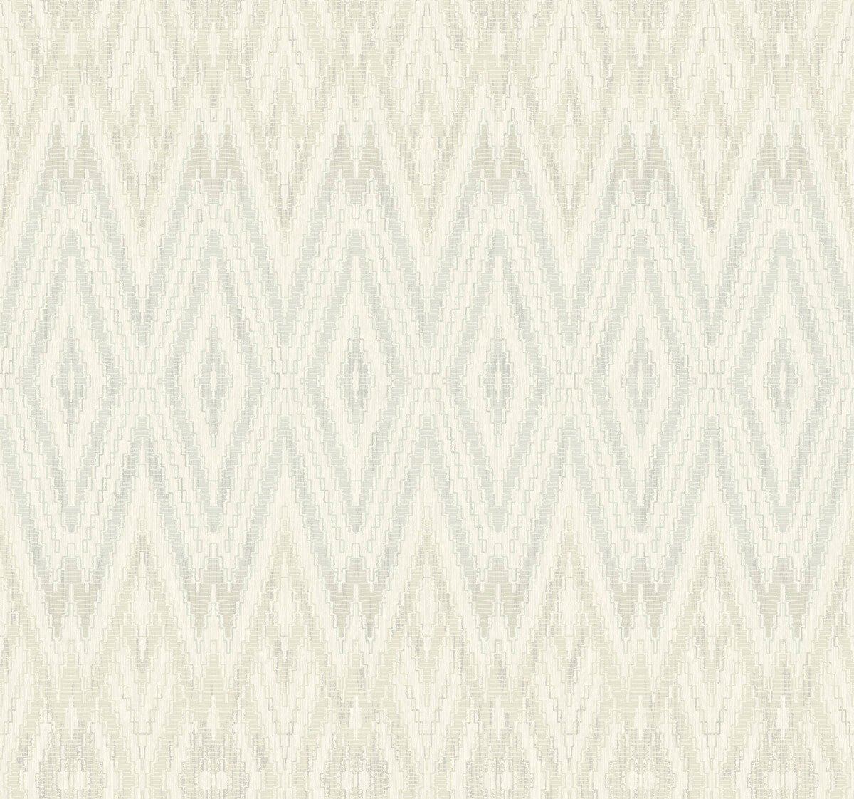 Candice Olson Casual Elegance Diamond Marquise Wallpaper - Light Neutral