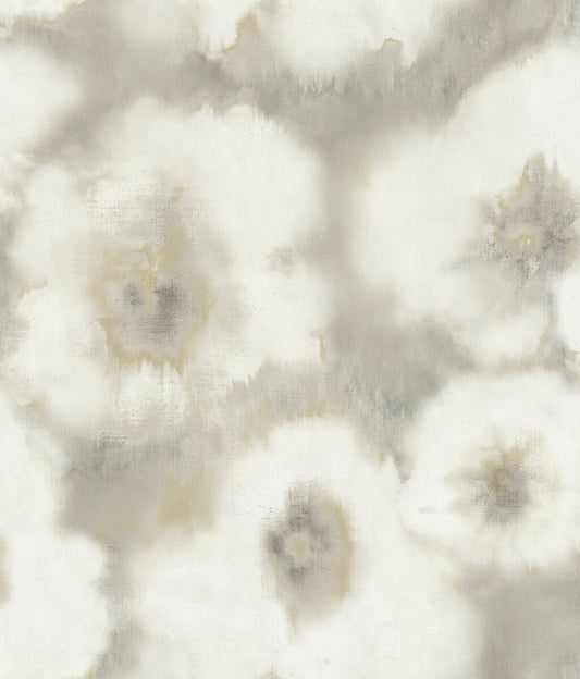 Candice Olson Casual Elegance Blended Floral Wallpaper - Neutral