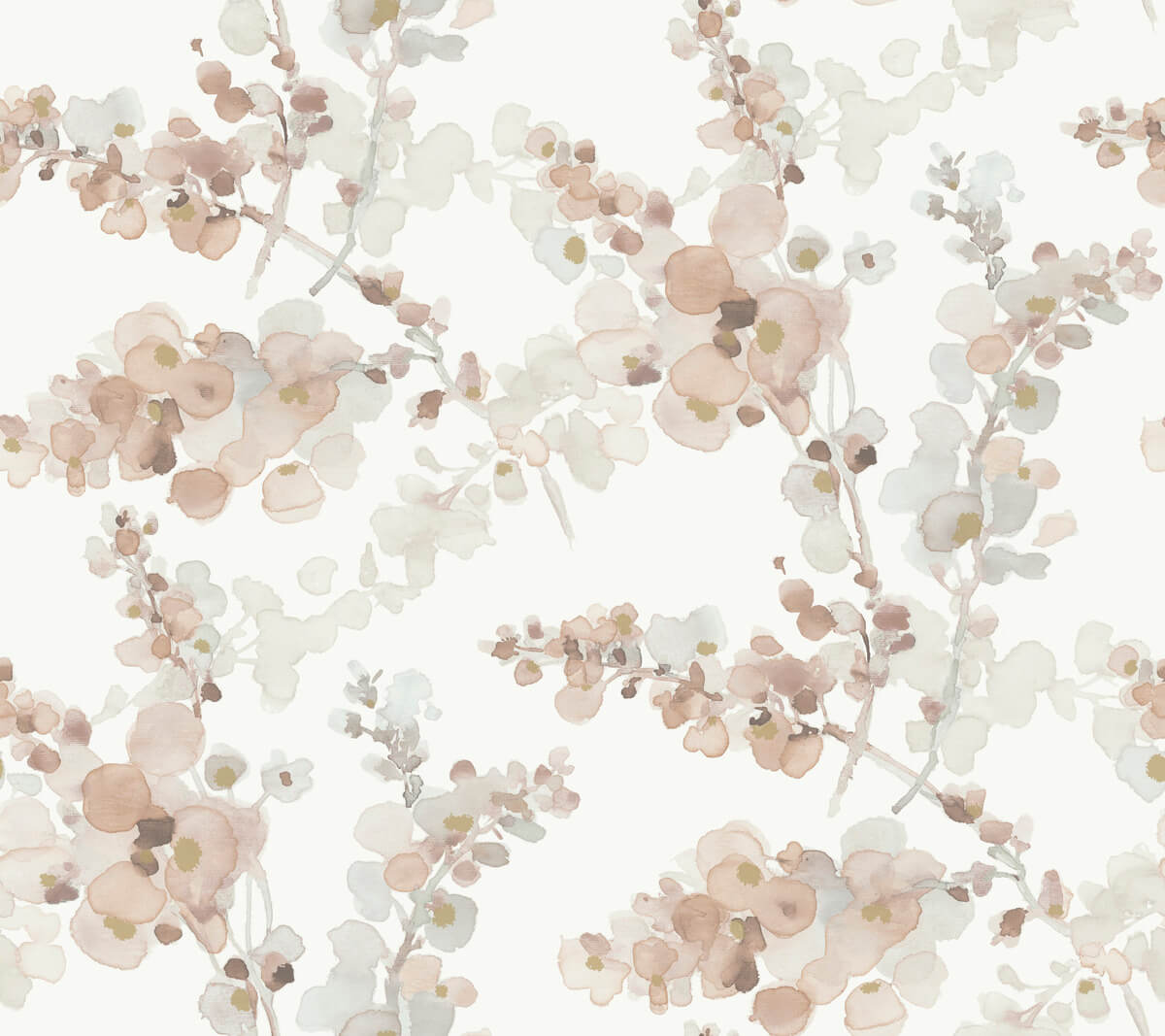 Candice Olson Casual Elegance Blossom Fling Wallpaper - Clay