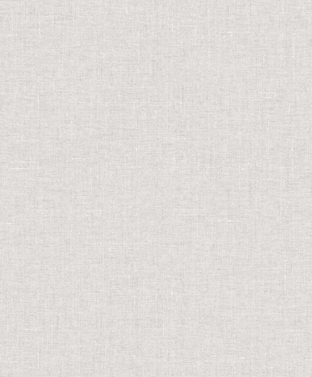 Seabrook White Heron Abington Faux Linen Wallpaper - Modern Grey