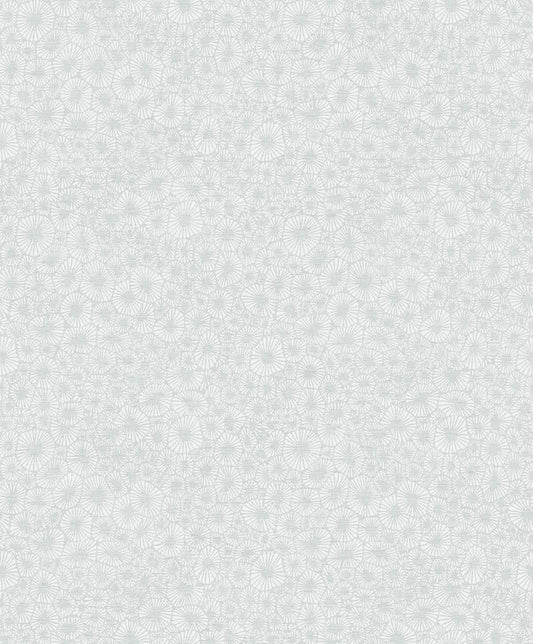 Seabrook White Heron Windham Shells Wallpaper - Grey Pearl
