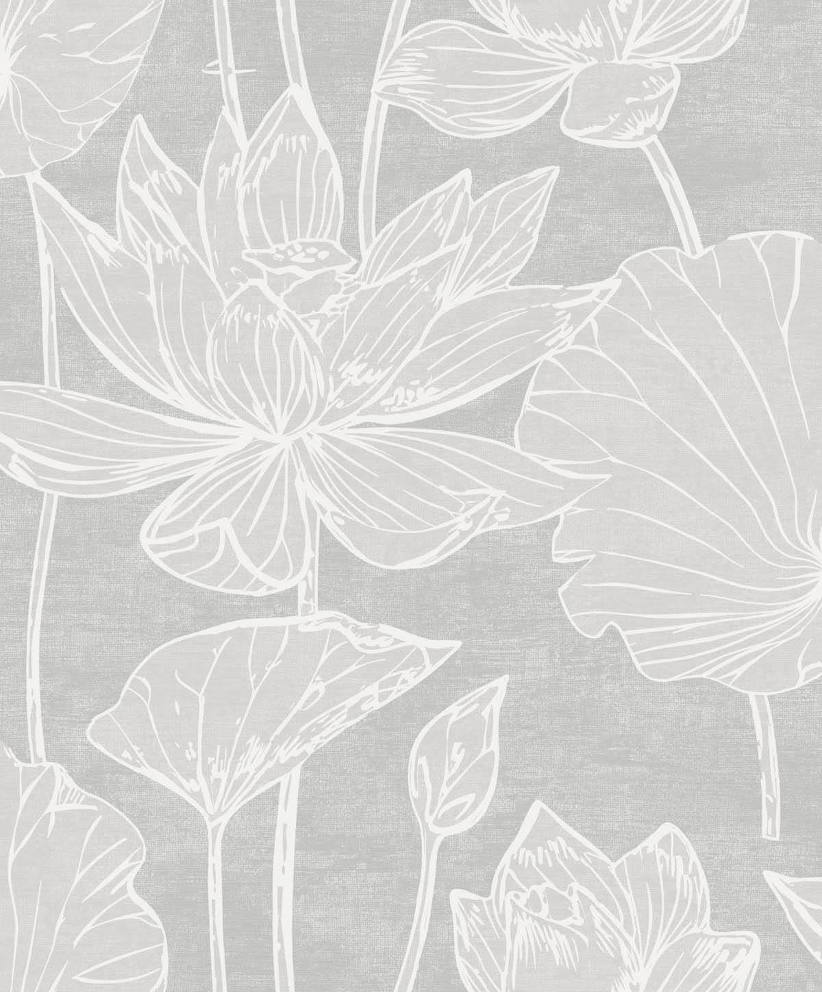 Seabrook Designs White Heron Wallpaper Collection - SAMPLE