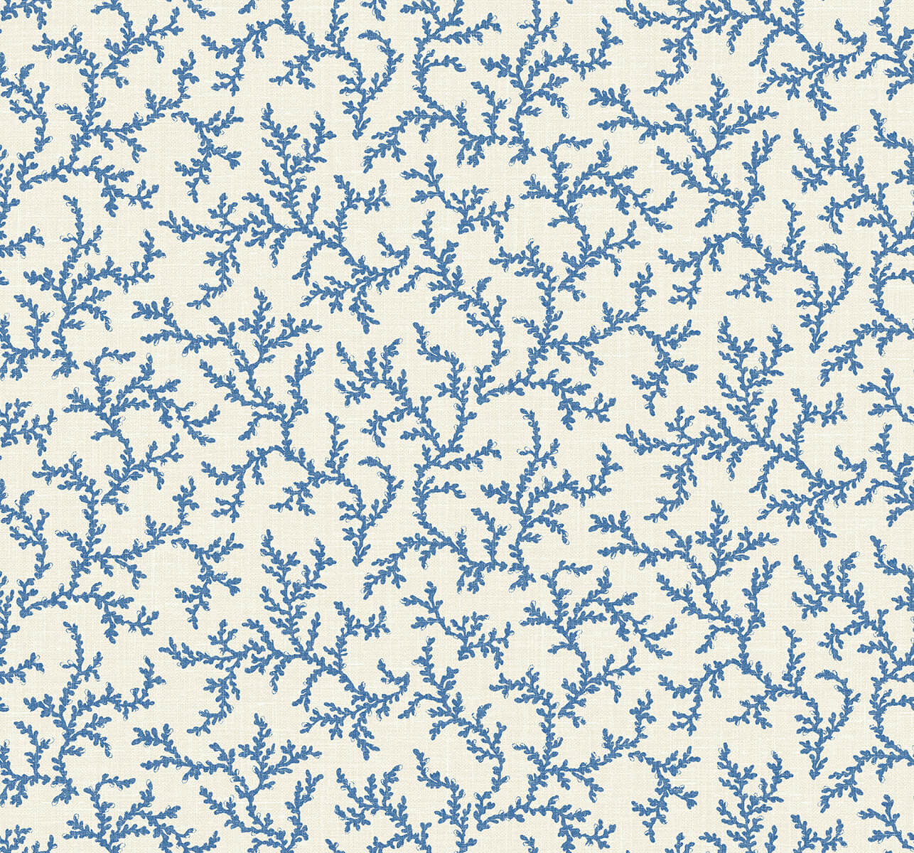 Seabrook French Country Corail Wallpaper - Denim Wash