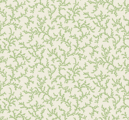 Seabrook French Country Corail Wallpaper - Herb
