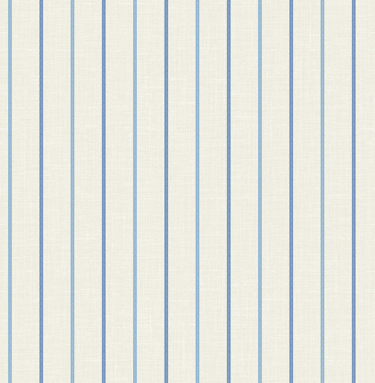 Seabrook French Country Andree Stripe Wallpaper - French Blue & Denim Wash
