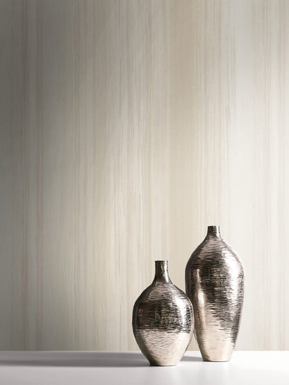 Seabrook French Impressionist Stripe Wallpaper - Pink