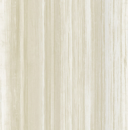 Seabrook French Impressionist Stripe Wallpaper - Beige