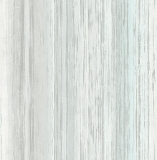 Seabrook French Impressionist Stripe Wallpaper - Silver