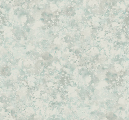 Seabrook French Impressionist Waterdrop Floral Wallpaper - Grey