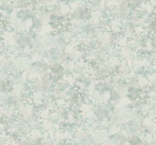 Seabrook French Impressionist Waterdrop Floral Wallpaper - Grey