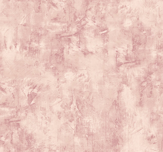 Seabrook French Impressionist Vinyl Faux Wallpaper - Pink