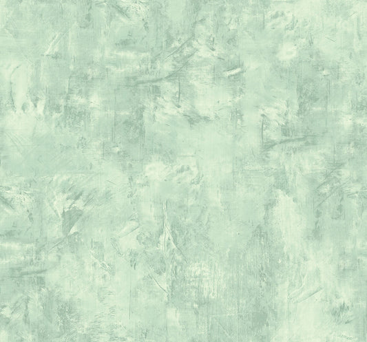 Seabrook French Impressionist Vinyl Faux Wallpaper - Green