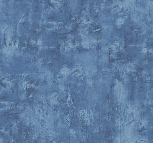Seabrook French Impressionist Vinyl Faux Wallpaper - Blue