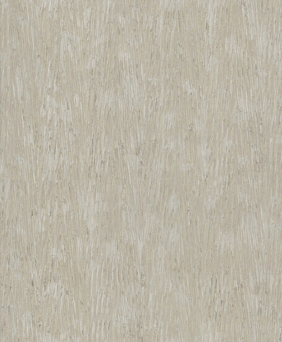 Formations Gilded Plume Wallpaper - Warm Grey