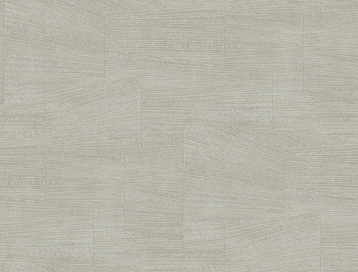 Formations Higher Ground Geo Wallpaper - Stone Grey