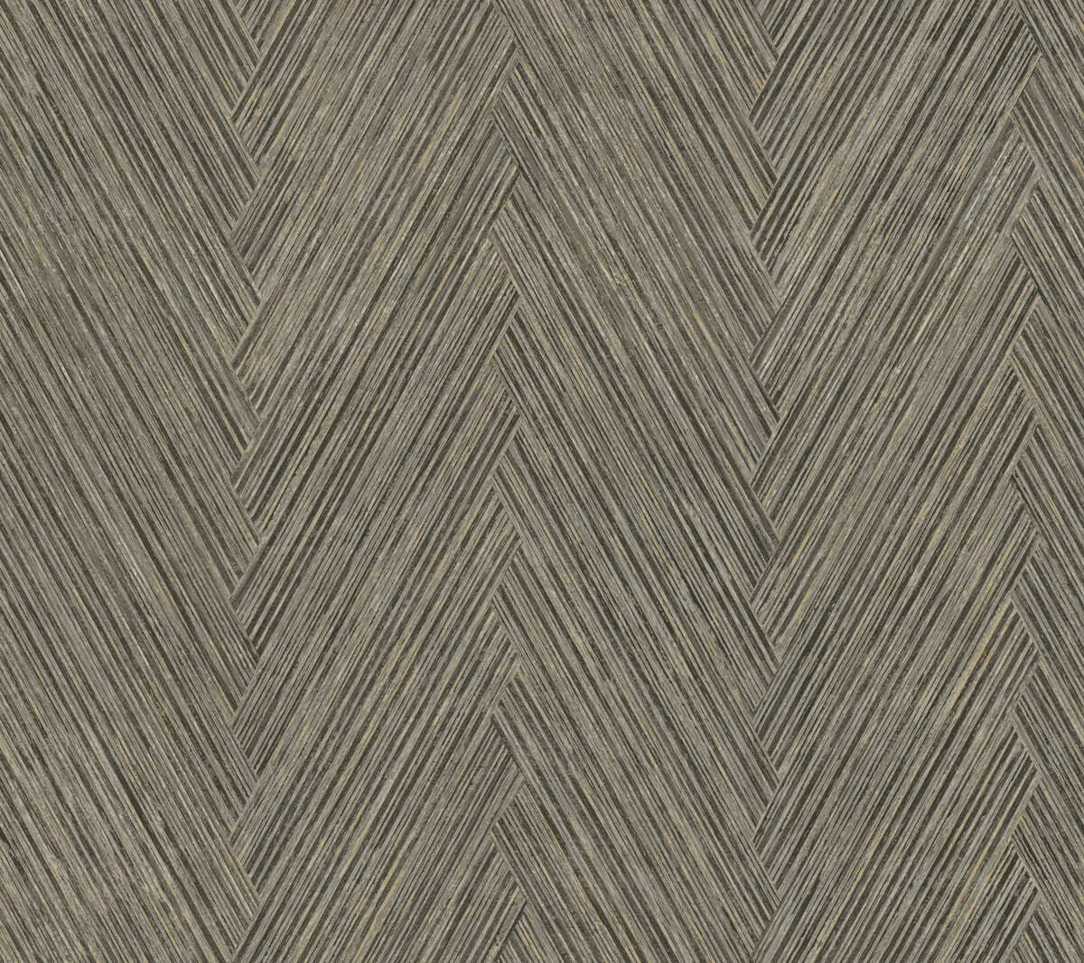 Formations Thatched Chevron Wallpaper - Charcoal