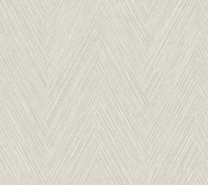 Formations Thatched Chevron Wallpaper - Light Neutral