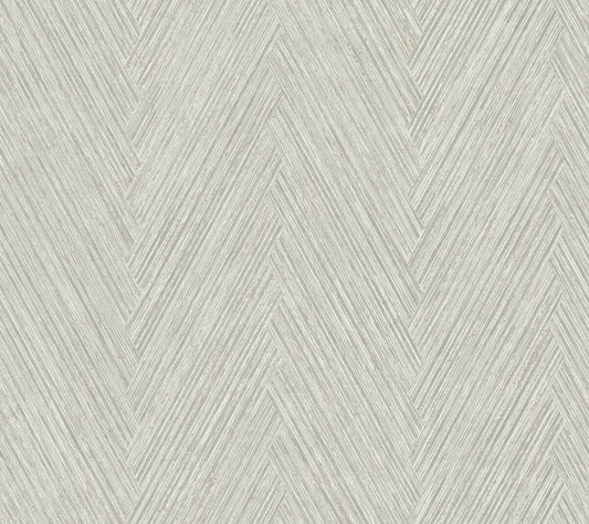 Formations Thatched Chevron Wallpaper - Dove