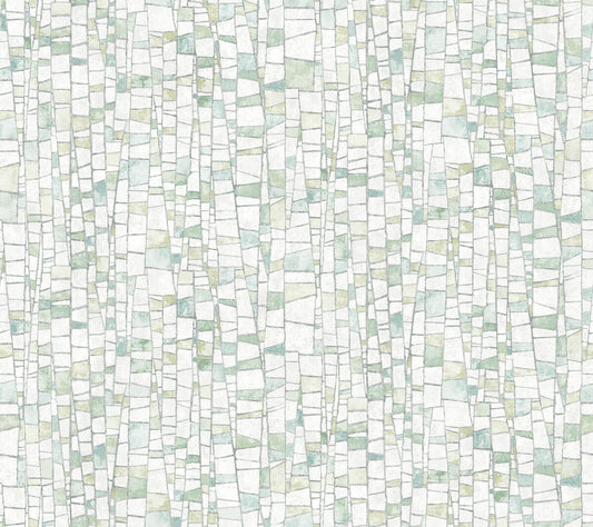 Formations Kaleidoscopic Wallpaper - Green