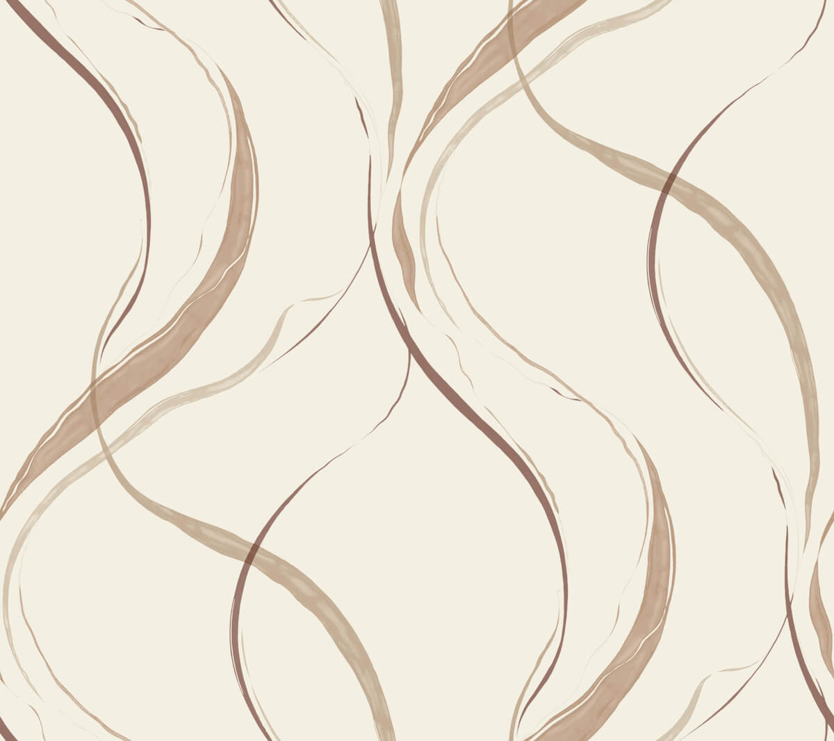 Formations Ink Flow Wallpaper - Baked Clay