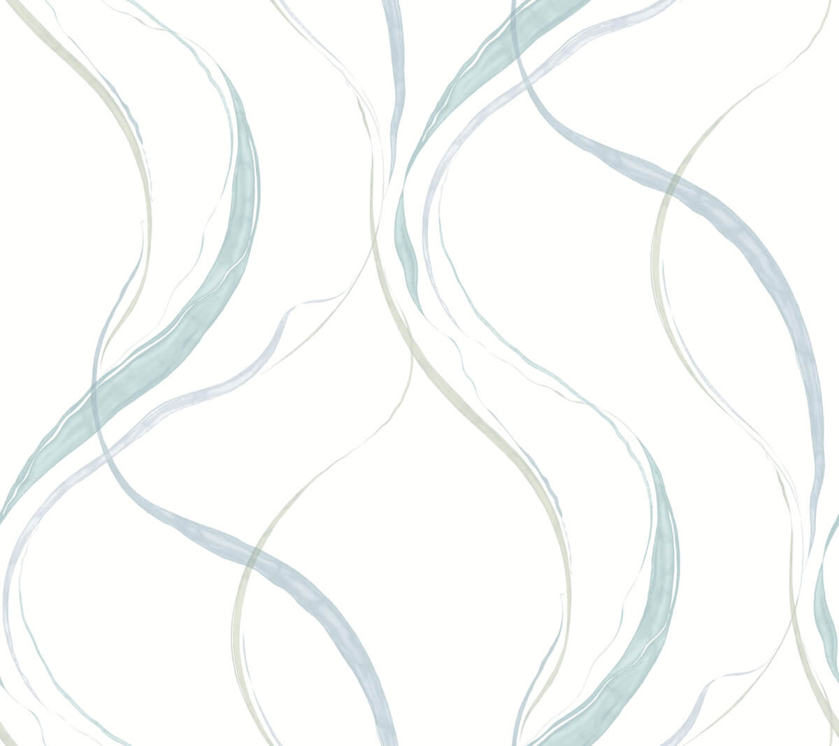 Formations Ink Flow Wallpaper - Seaglass