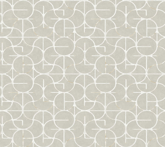 Formations Looking Glass Wallpaper - Grey & Silver