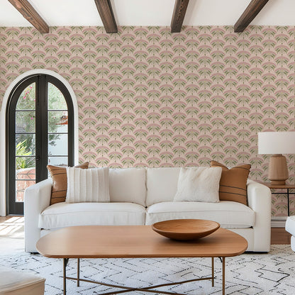 Mitchell Black Botanical Legacy Fleur de Reve Wallpaper - Petal Pink
