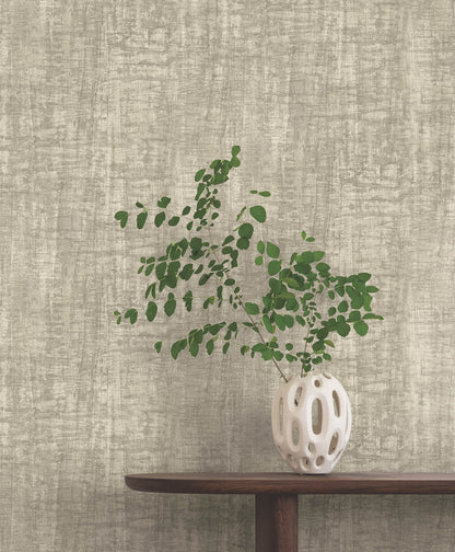 York Woodnote Monteverde Wallpaper - Putty
