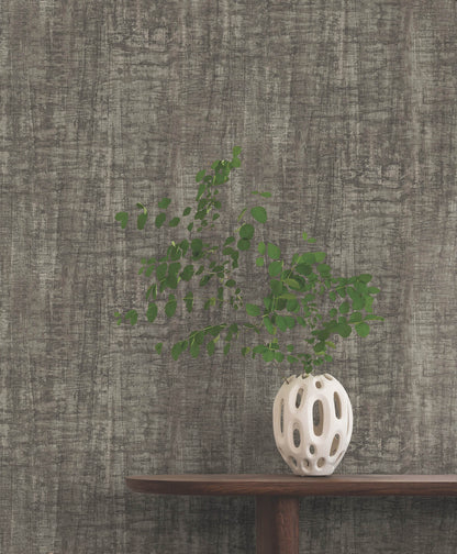 York Woodnote Monteverde Wallpaper - Black