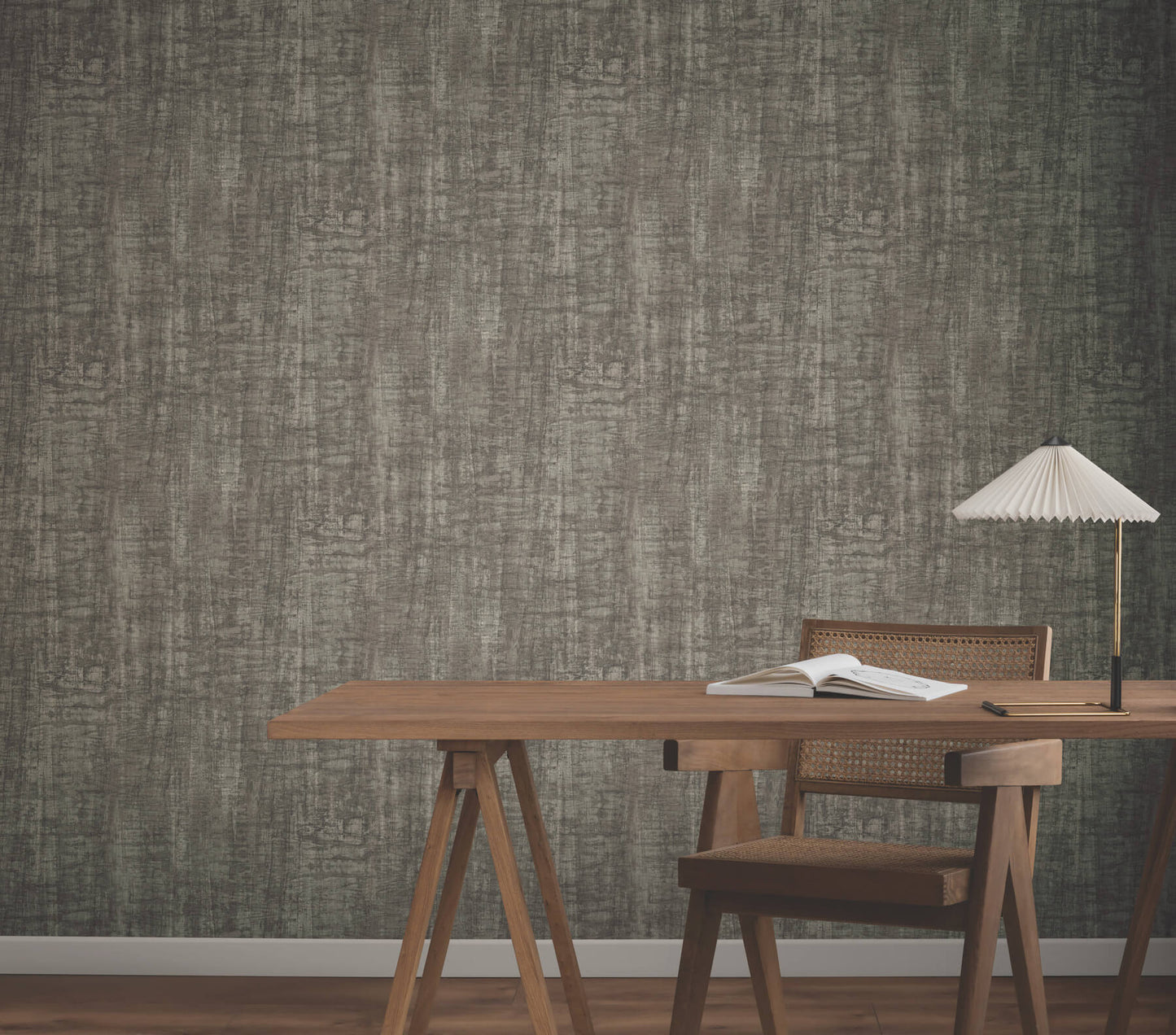 York Woodnote Monteverde Wallpaper - Black