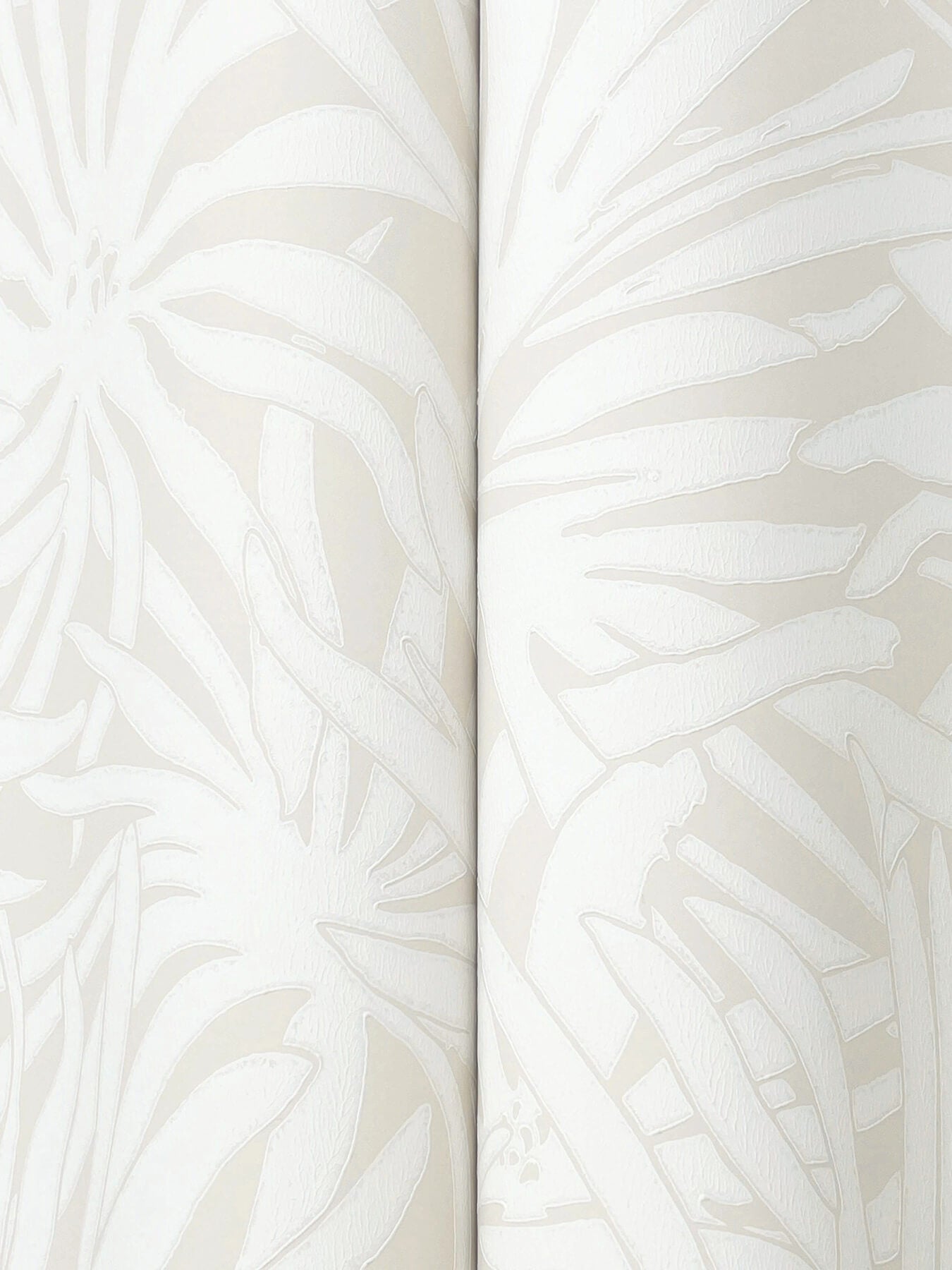York Woodnote Floral Canopy Wallpaper - Cream